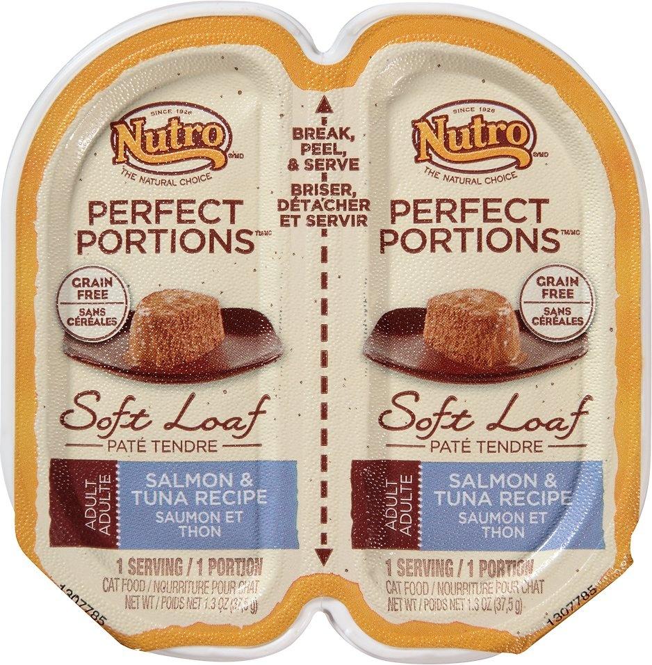 nutro cat food wet Nutro Perfect Portions Grain-Free Salmon & Tuna Recipe Cat Food Trays -  Serving NY - NJ