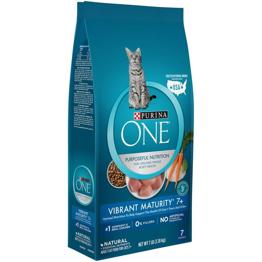 Purina ONE Vibrant Maturity 7+ Senior Formula Dry Cat Food - Serving NY -  NJ