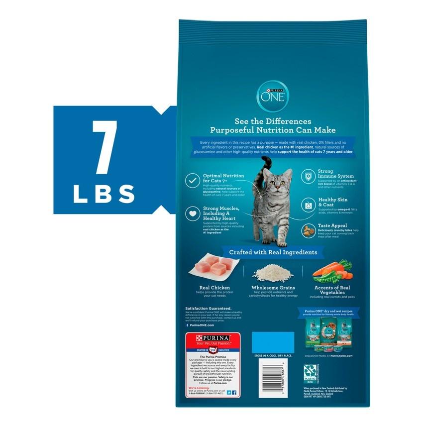 Purina ONE Vibrant Maturity 7+ Senior Formula Dry Cat Food - Serving NY -  NJ