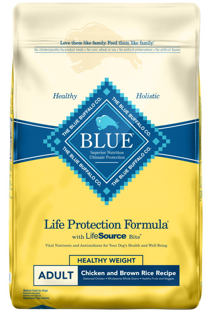 Blue Buffalo Life Protection Healthy Weight Natural Chicken & Brown Rice  Recipe Adult Dry Dog Food - Serving NY - NJ