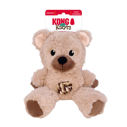 Kong Knots Teddy Assorted Dog Toy