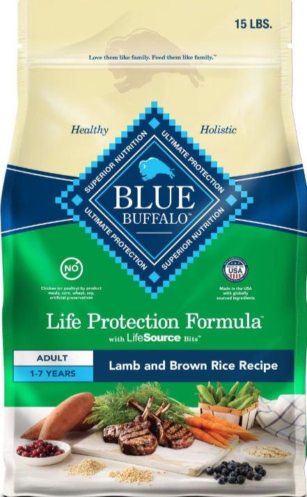 Blue Buffalo Life Protection Formula Adult Lamb & Brown Rice Recipe Dry Dog Food