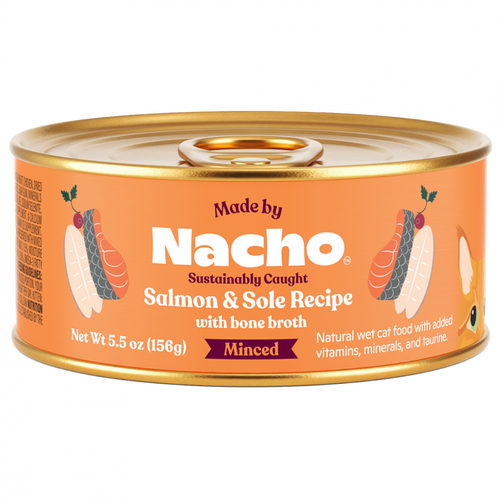 Made By Nacho Sustainably Caught Minced Salmon & Sole Recipe With Bone Broth