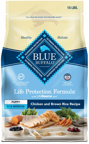 Blue Buffalo Life Protection Formula Puppy Chicken & Brown Rice Recipe Dry Dog Food