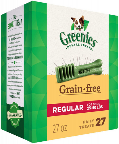 Greenies Regular Grain Free Dental Dog Chews