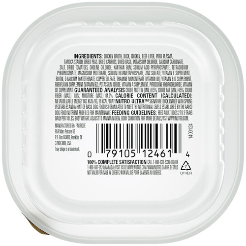 Nutro Ultra Grain Free Signature Duck Entree Filets in Gravy Wet Dog Food