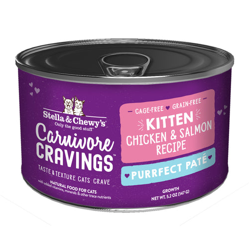 Stella & Chewys Carnivore Cravings Purrfect Chicken and Salmon Pate Can Kitten