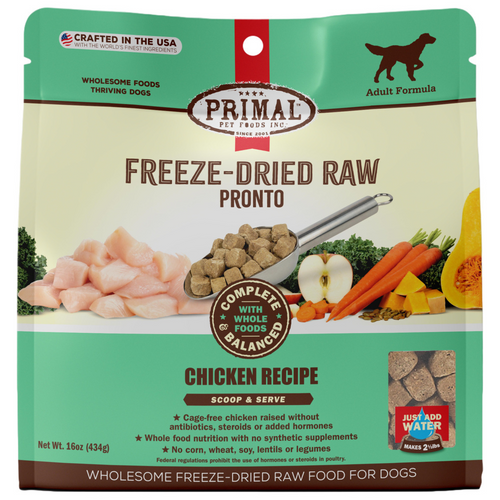 Primal Canine Chicken Formula Freeze-Dried Pronto