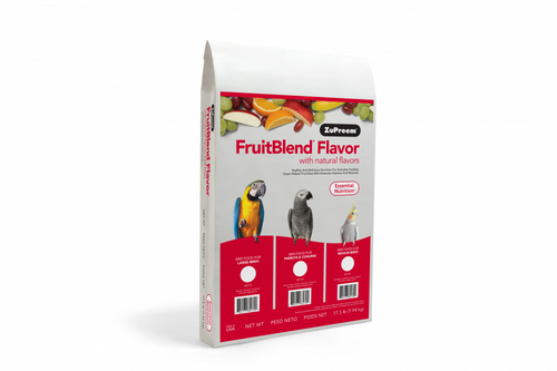 Zupreem FruitBlend Flavor Food with Natural Flavors for Parrots and Conures