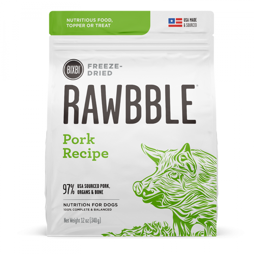 BIXBI Rawbble Freeze Dried Pork