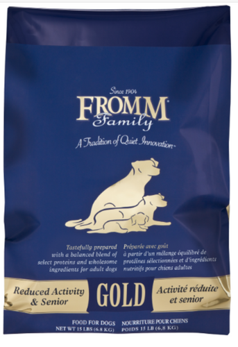 Fromm Gold Reduced Activity & Senior Formula Dry Dog Food