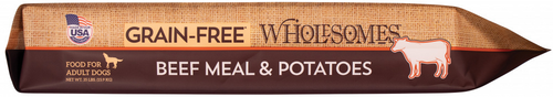 Wholesomes Grain Free Beef Meal & Potatoes Recipe Dry Dog Food