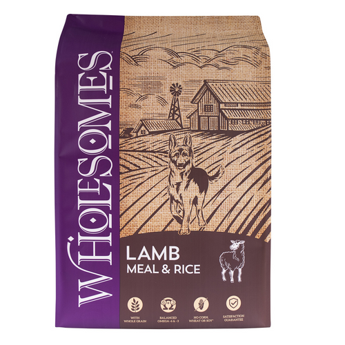 Wholesomes Lamb Meal & Rice Recipe Dry Dog Food