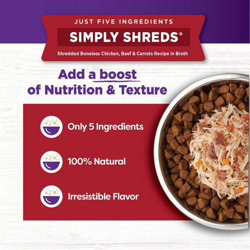 Wellness Natural Pet Food Simply Shreds Variety Pack