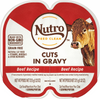 Nutro Perfect Portions Grain Free Cuts In Gravy Real Beef Recipe Wet Cat Food Trays