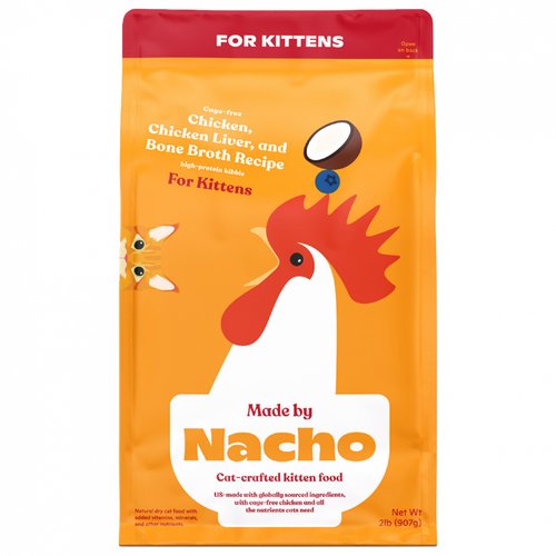 Made By Nacho Cage-Free Chicken, Chicken Liver, And Bone Broth Recipe For Kittens