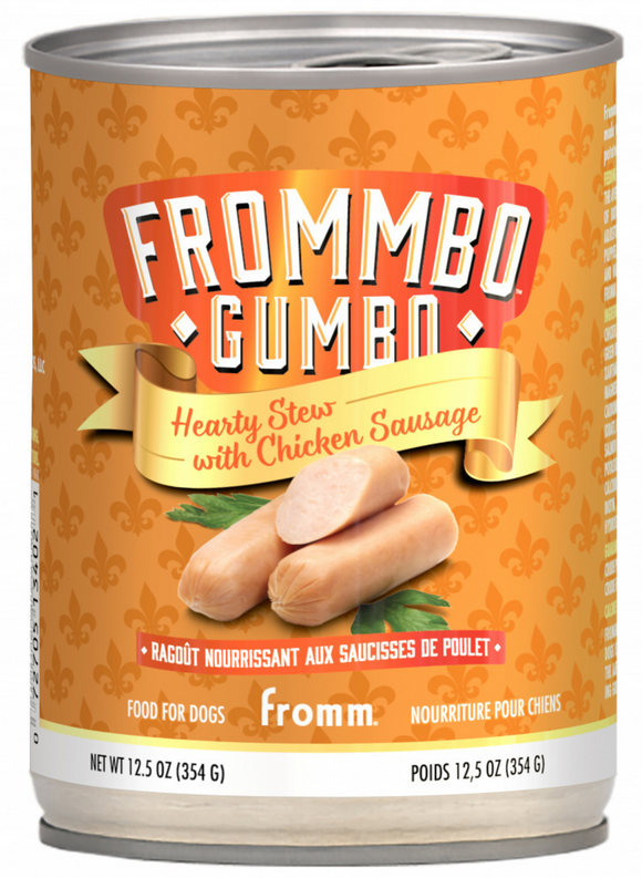 Frommbo Gumbo Hearty Stew with Chicken Sausage for dogs