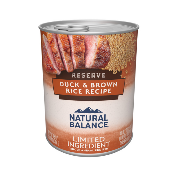 Natural Balance Limited Ingredient Reserve Duck & Brown Rice Recipe Wet Dog Food