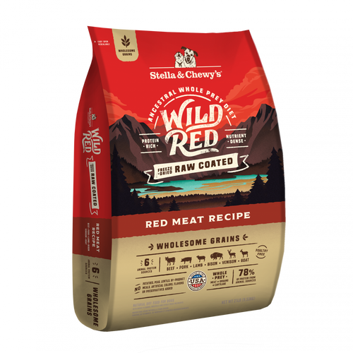 Stella & Chewy's Wild Red Dry Dog Food Raw Coated High Protein Wholesome Grains Red Meat Recipe