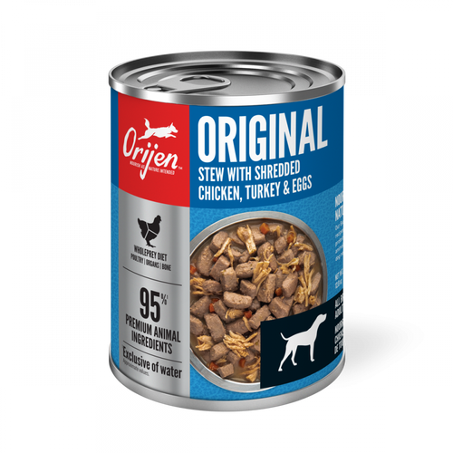 ORIJEN Real Meat Shreds, Grain-free, Original Stew, Premium Wet Dog Food