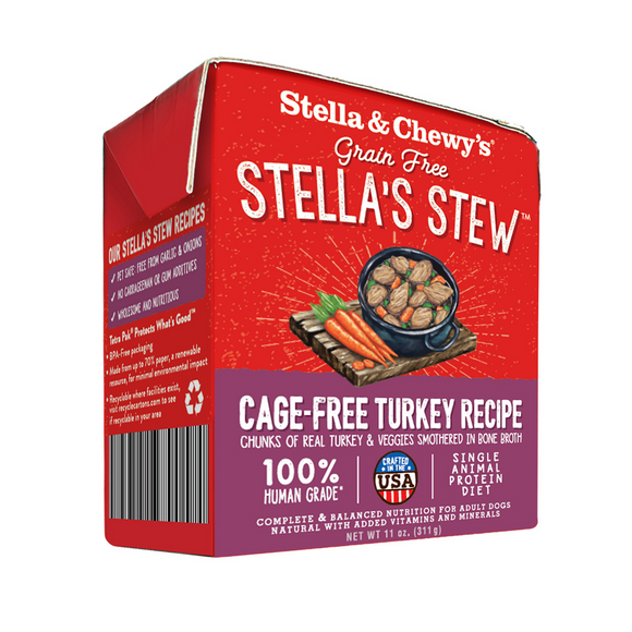 Stella & Chewy's Stella's Stew Cage Free Turkey Recipe Food Topper for Dogs