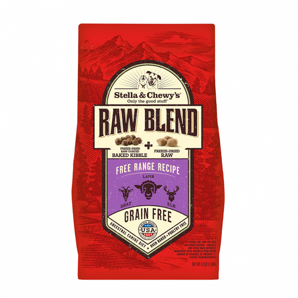 Stella & Chewy's Raw Blend Kibble Free Range Recipe Dry Dog Food