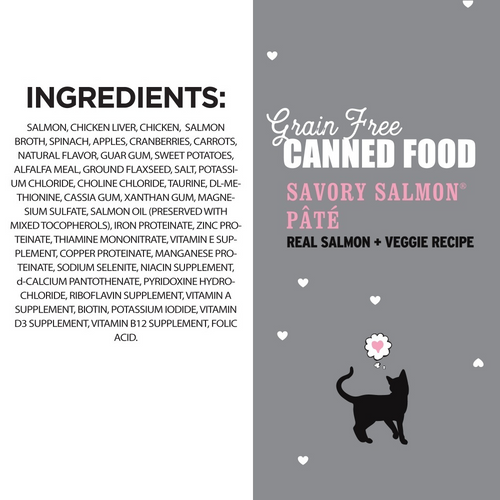 I And Love And You Grain Free Savory Salmon Pate Canned Cat Food