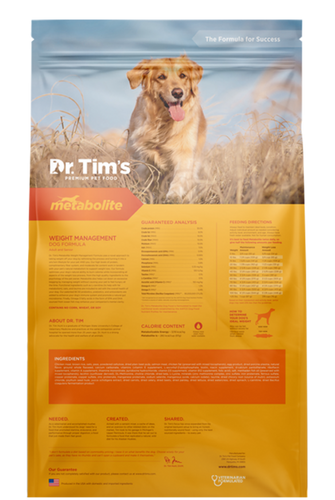 Dr. Tim's Metabolite Weight Management Formula Dry Dog Food