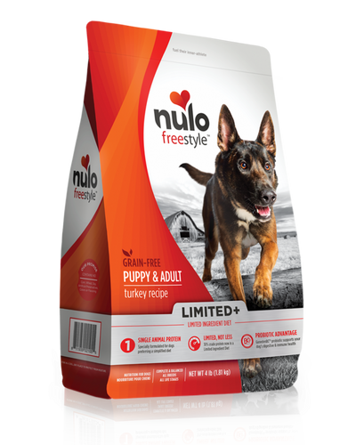 Nulo FreeStyle Limited+ Grain Free Turkey Recipe Puppy & Adult Dry Dog Food