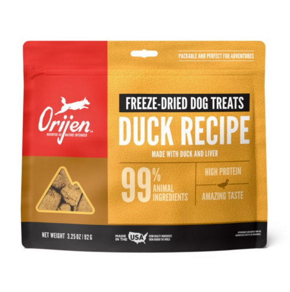 ORIJEN Freeze Dried Free Run Duck Dog Treats