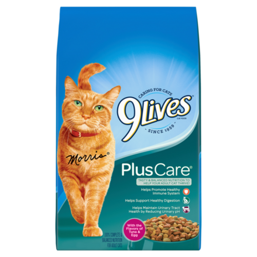 9 Lives Plus Care Formula Dry Cat Food