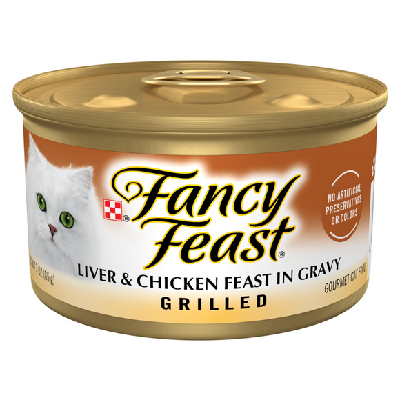 Fancy Feast Grilled Liver and Chicken Canned Cat Food