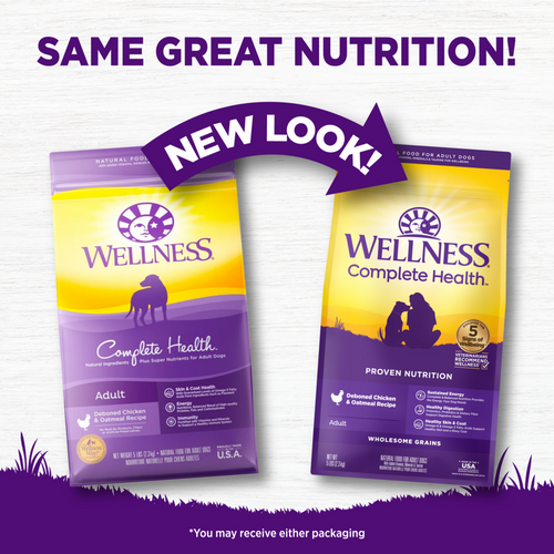 Wellness Complete Health Natural Chicken Recipe Dry Dog Food