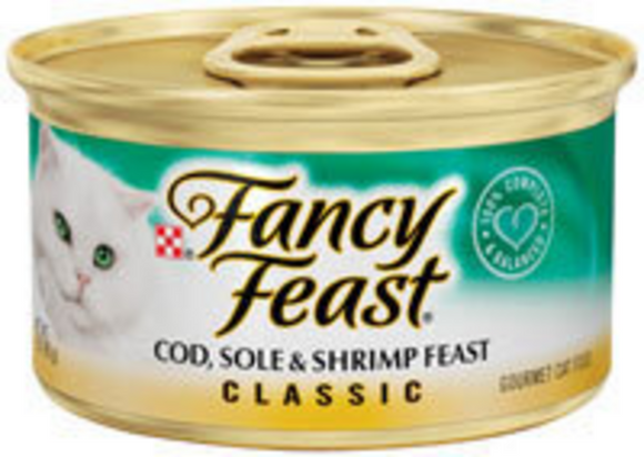 Fancy Feast Cod, Sole and Shrimp Canned Cat Food