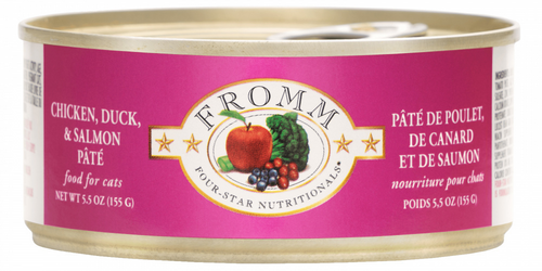 Fromm Four Star Chicken, Duck & Salmon Pate Canned Cat Food