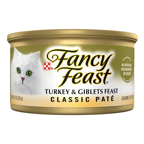 Fancy Feast Classic Turkey and Giblets Feast Canned Cat Food