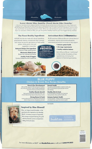 Blue Buffalo Life Protection Formula Puppy Chicken & Brown Rice Recipe Dry Dog Food