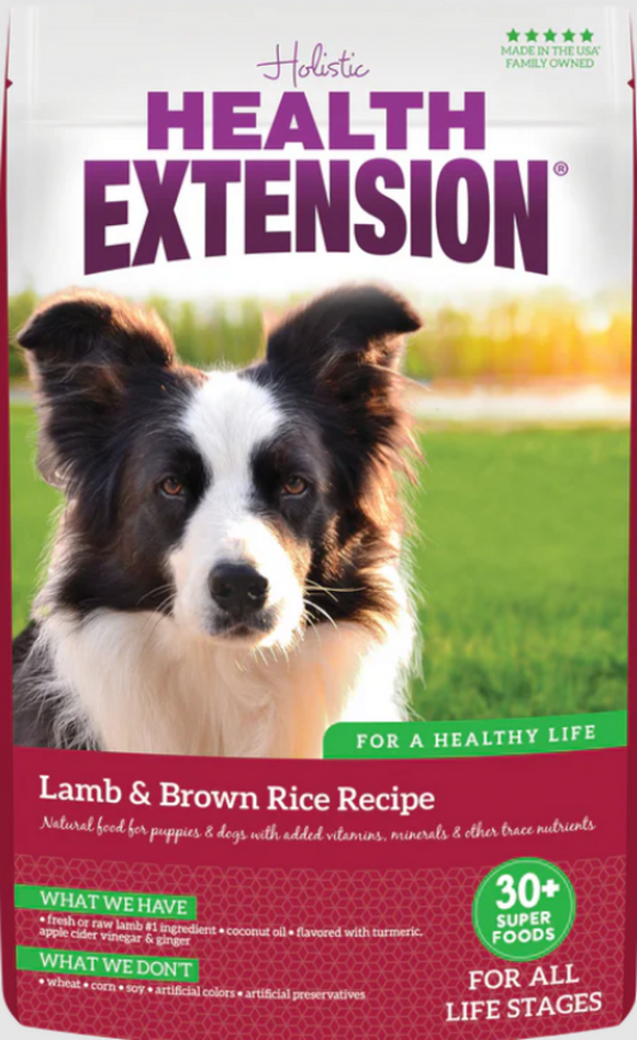 Health Extension Lamb and Brown Rice Dry Dog Food