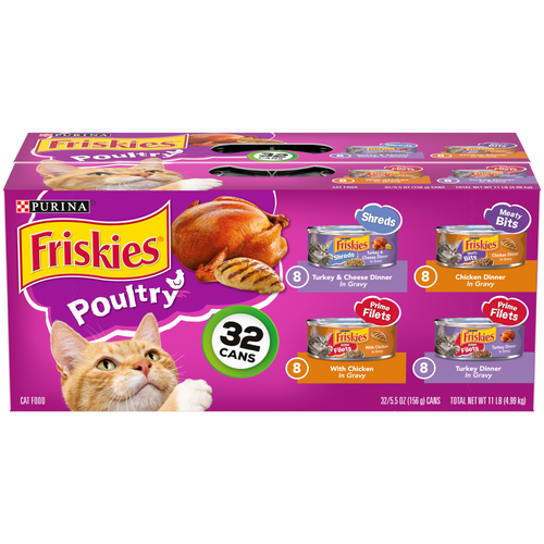 Friskies Poultry Variety Canned Cat Food