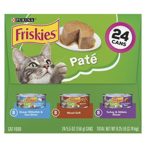 Friskies Classic Pate Variety Pack Canned Cat Food