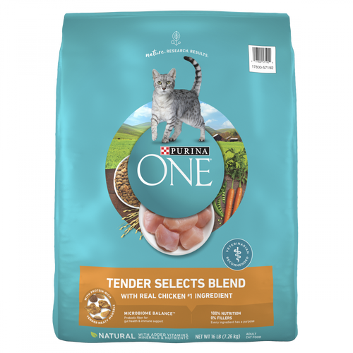 Purina ONE Tender Selects Blend Real Chicken Dry Cat Food