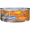 Friskies Savory Shreds with Chicken in Gravy Canned Cat Food