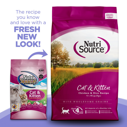 NutriSource Cat & Kitten Chicken & Rice Dry Cat Food