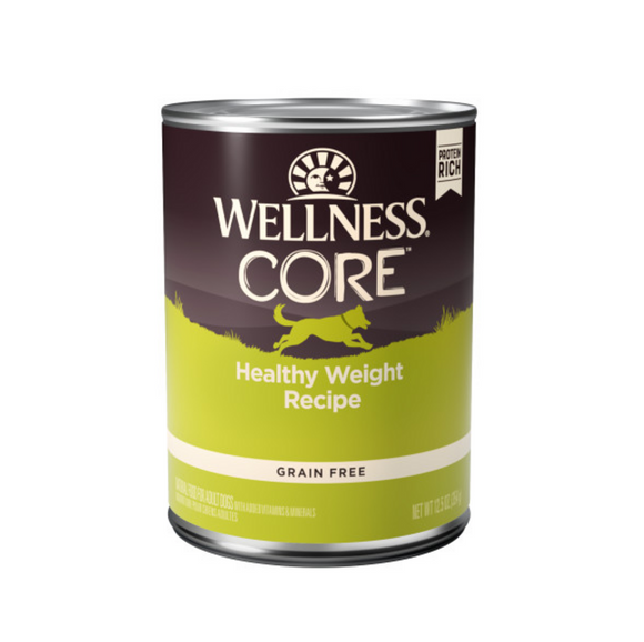 Wellness CORE Grain Free Natural Weight Management Chicken Pork Liver, Whitefish and Turkey Recipe Wet Canned Dog Food