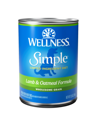 Wellness Simple Natural Limited Ingredient Diet Lamb and Oatmeal Recipe Wet Canned Dog Food