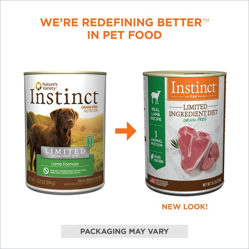 Instinct Grain Free LID Lamb Canned Dog Food