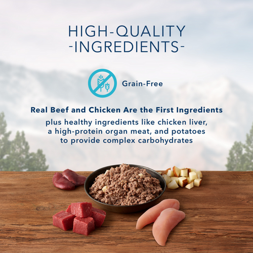 Blue Buffalo Wilderness High-Protein Grain-Free Beef & Chicken Grill Adult Canned Dog Food