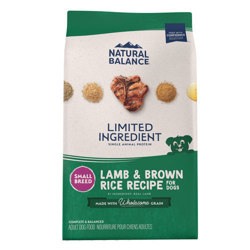 Natural Balance Limited Ingredient Lamb & Brown Rice Small Breed Recipe Dry Dog Food