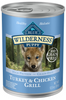 Blue Buffalo Wilderness High-Protein Grain-Free Turkey & Chicken Grill Puppy Canned Dog Food