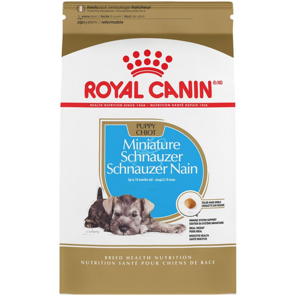 Royal Canin Breed Health Nutrition Miniature Schnauzer Puppy Dry Dog Food